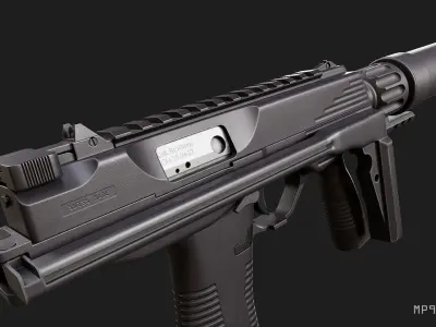 MP9  TP9 Low-poly 3D model
