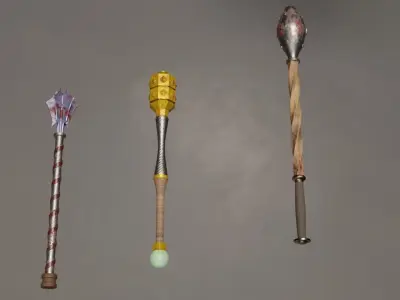 War Maces 3D model
