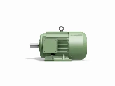 180M B3 Right IEC electric motor - 3D CAD model 3D model