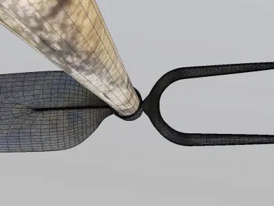Garden tool shovel 3D model