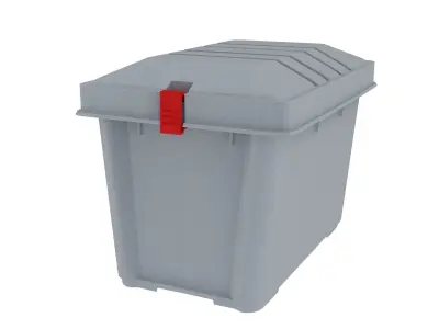Plastic box 3D model purchase