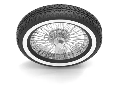 car wheel Free 3D model 7