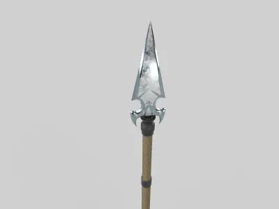 Spear Low-poly 3D model