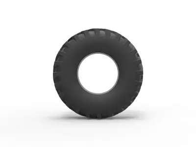 Offroad tire 83 Scale 1 to 25 3D print model