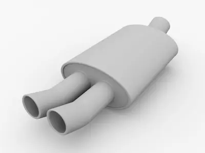 Exhaust Pipe 3D model