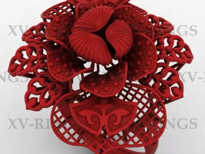 NEW TURKISH RING XV-18 3D print model