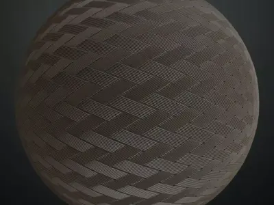 Industrial Woven Metal Weave PBR Seamless Texture