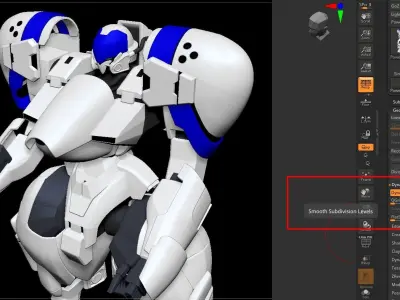 Power Loader X-4 - PD 802 - Armored Infantry - Power Dolls 3D model