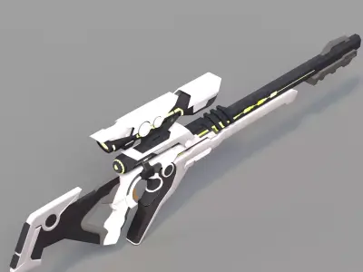 Sniper Rifle 3D model