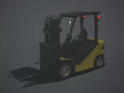 Forklifts forklift Low-poly 3D model