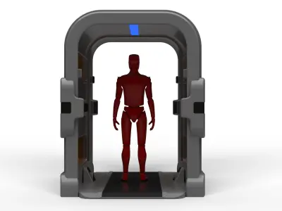  disinfectant tunnel 3D model