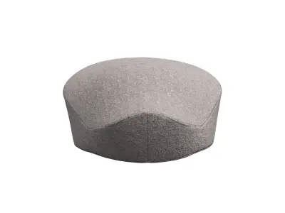 Grey Wool Hat 3D model