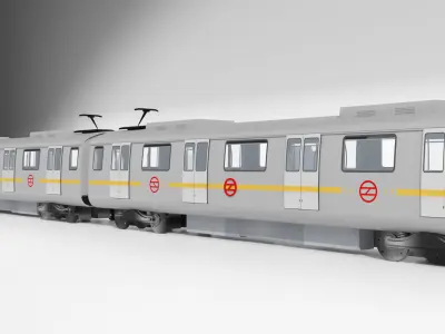 Delhi Metro 3D model