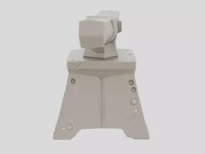 Medieval Blacksmith Anvil for 3D print Low-poly 3D model