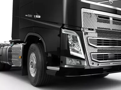 Volvo FH 6X4 Sleeper Cab 3D model