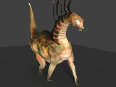 bajadasaurus dinosaur 3D model