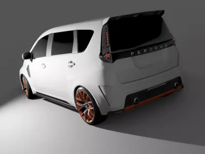 Perodua Alza Infinite Concept 2010 3D model