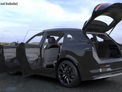  Zeekr 7X Urban Obsidian Black Electric SUV 