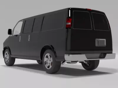 GMC Furgao 3D model