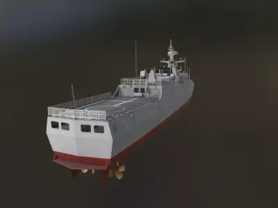 Type 056 Corvette  Jiangdao Class Corvette  3D model