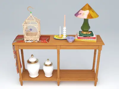 ENTRYWAY CONSOLE TABLE 3D model