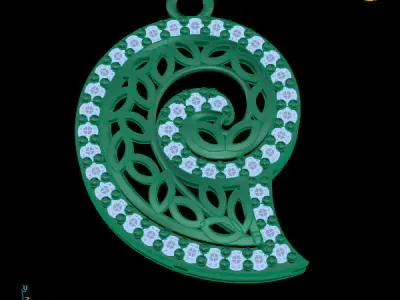style pendant 3D print model