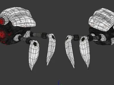 Insect Robot Low-poly 3D model