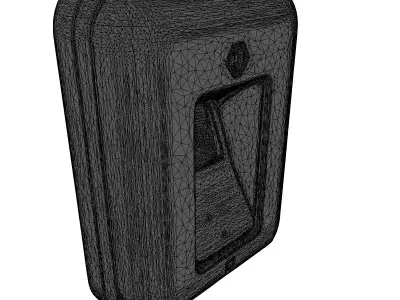 Modern Biometric Fingerprint Access Scanner 3D model