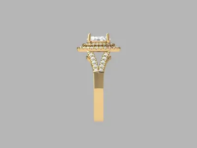 Wedding Ring  3D print model 395