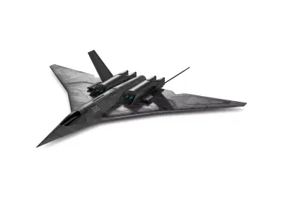 Strategic Bomber 3D model 3