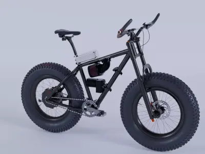 Foldable Bike 3D model