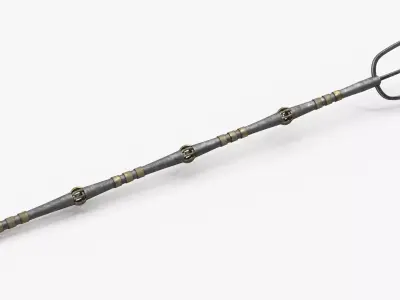 Trident PBR Low-poly 3D model