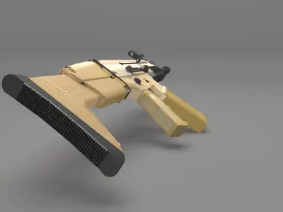 fn scar 3D model get