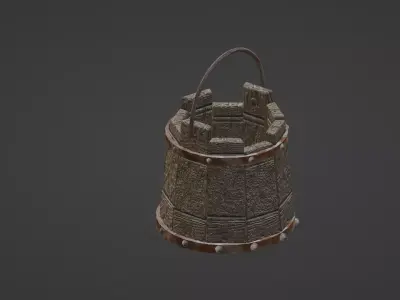 Old Bucket Free 3D model purchase