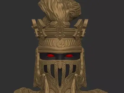 Lord Soth Mythic Legions Head 3D print model