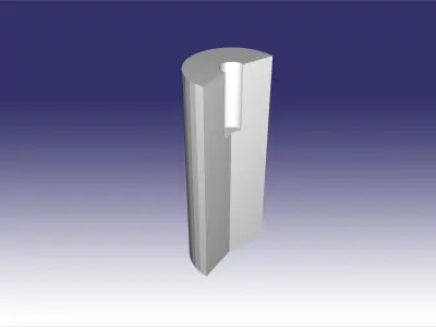 POM 3-2 in section 3D print model
