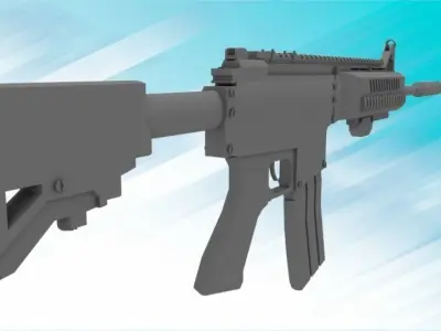 M4A1 Sketchup 3D model