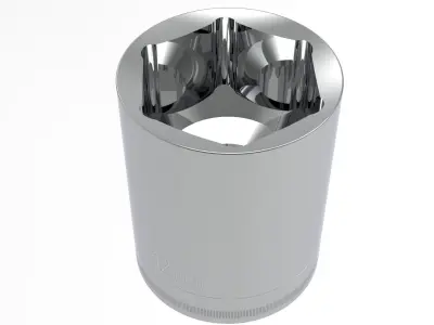 Deep Socket 12 mm 3D model