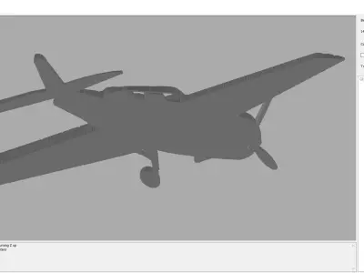 Aircraft 45 3D model
