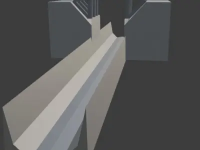 Factory sewage 3D model