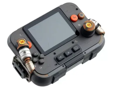 SciFi Worn Handheld Gaming Device Low-poly 3D model