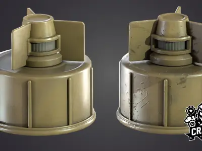M59 Anti-Personnel Mine Low-poly 3D model