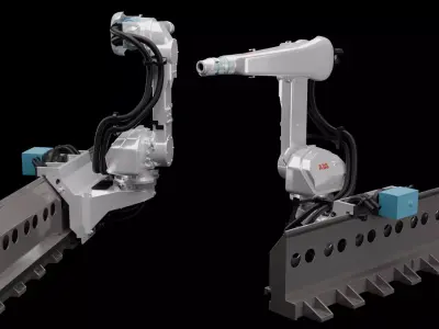 ABB IRB 5500-22 High Speed Industrial Robotic Arm 3D Model  3D model