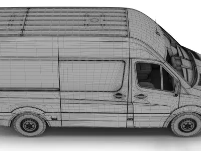 Mercedes-Benz Sprinter DPD 3D model