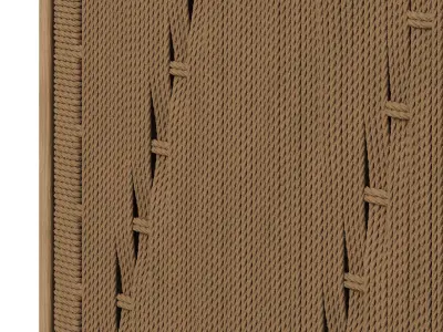 Rattan Wall Decor 3D model