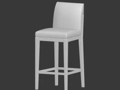 Alia Chair Barstool Set 3D model