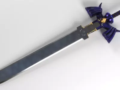 Master Sword Low-poly 3D model purchase