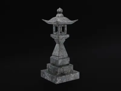 Stone Lantern 3D model