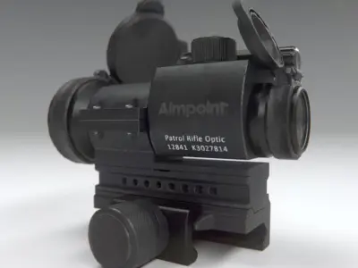 Aimpoint PRO Patrol Rifle Optic Low-poly 3D model