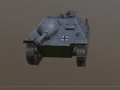 Jagdpanzer 38 - Hetzer grau 3D model